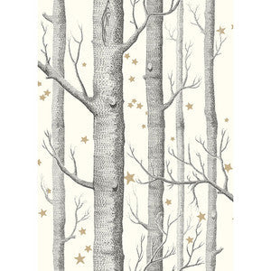 Woods & Stars Black &White by Cole & Son Wallcovering