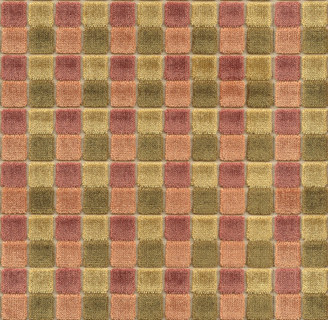 Firenze Ginger/Green by Mulberry Fabric