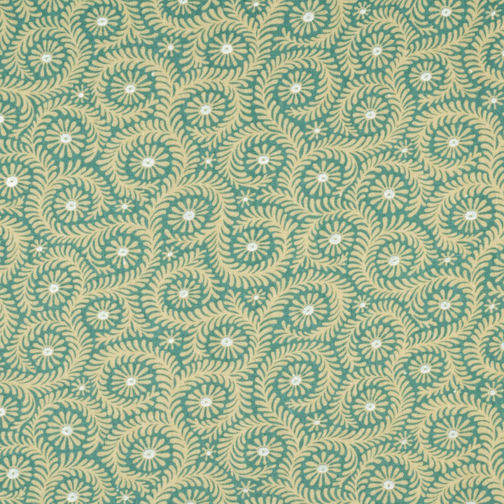 Foxy Aqua by Baker Lifestyle Fabric