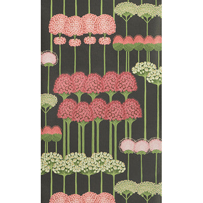 Allium Coral/L Green/Char by Cole & Son Wallcovering