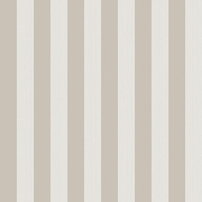 Regatta Stripe Stone/Parchment by Cole & Son Wallcovering