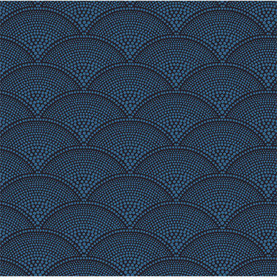 Feather Fan Hyac On Char by Cole & Son Fabric