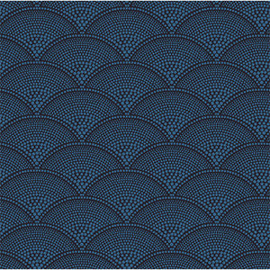 Feather Fan Hyac On Char by Cole & Son Fabric