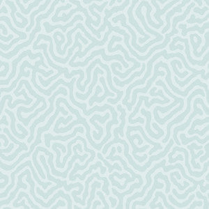 Coral Print Room Blue by Cole & Son Wallcovering
