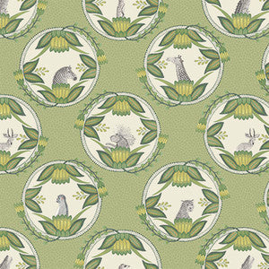 Ardmore Cameos Green by Cole & Son Wallcovering