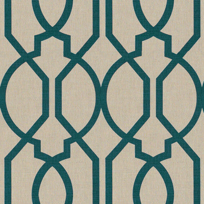 Gazebo Teal by Groundworks Fabric