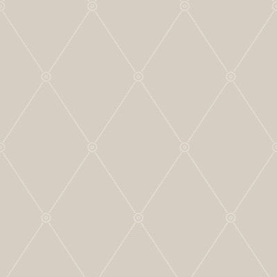 Large Georgian Rope Trellis Putty by Cole & Son Wallcovering