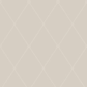 Large Georgian Rope Trellis Putty by Cole & Son Wallcovering