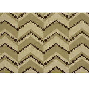 Chevron Beads Beige by Groundworks Fabric