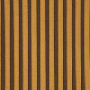 Pleated Stripe Chocolate/Bronze by G P & J Baker Fabric