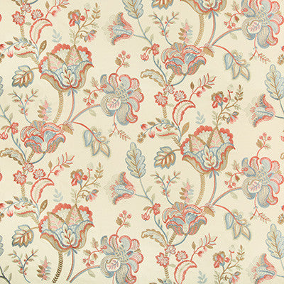 Bradford Emb Petal/Capri by Lee Jofa Fabric