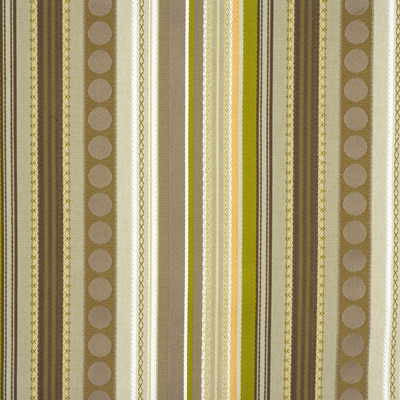 Braided Stripe Taupe/Stone/Lime by Mulberry Fabric