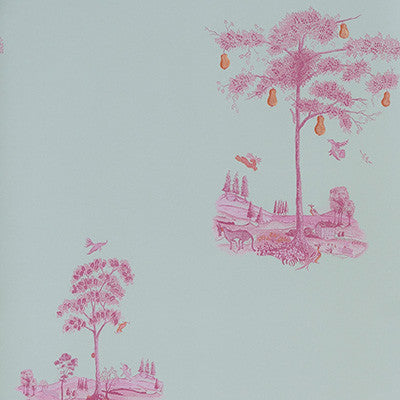 Pear Tree Sunrise Pink by Kravet Couture Wallcovering