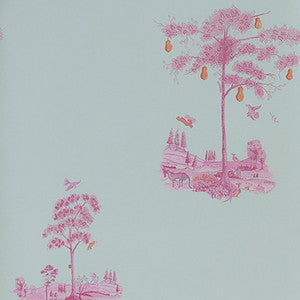Pear Tree Sunrise Pink by Kravet Couture Wallcovering