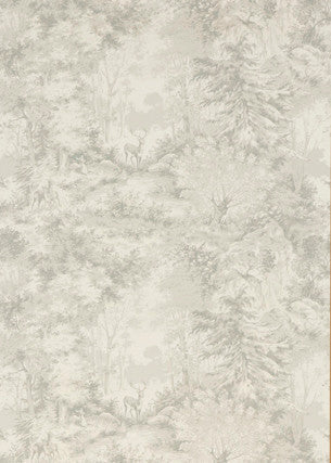 Torridon Silver/Grey by Mulberry Wallcovering