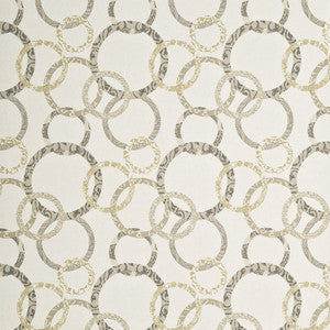 Roundel Ivory/Stone by Baker Lifestyle Wallcovering