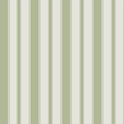 Cambridge Stripe Leaf Green by Cole & Son Wallcovering