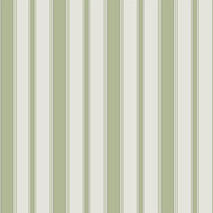 Cambridge Stripe Leaf Green by Cole & Son Wallcovering