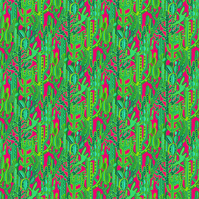 Cactus Rosa/Verde by Gaston Y Daniela Fabric