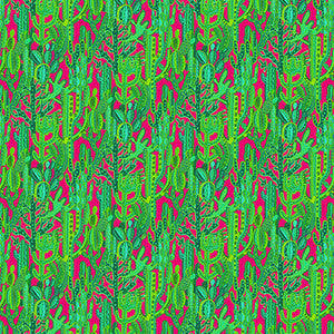 Cactus Rosa/Verde by Gaston Y Daniela Fabric