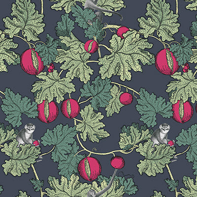 Frutto Proibito Ink & Magenta by Cole & Son Wallcovering