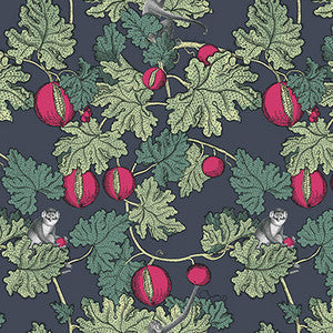 Frutto Proibito Ink & Magenta by Cole & Son Wallcovering