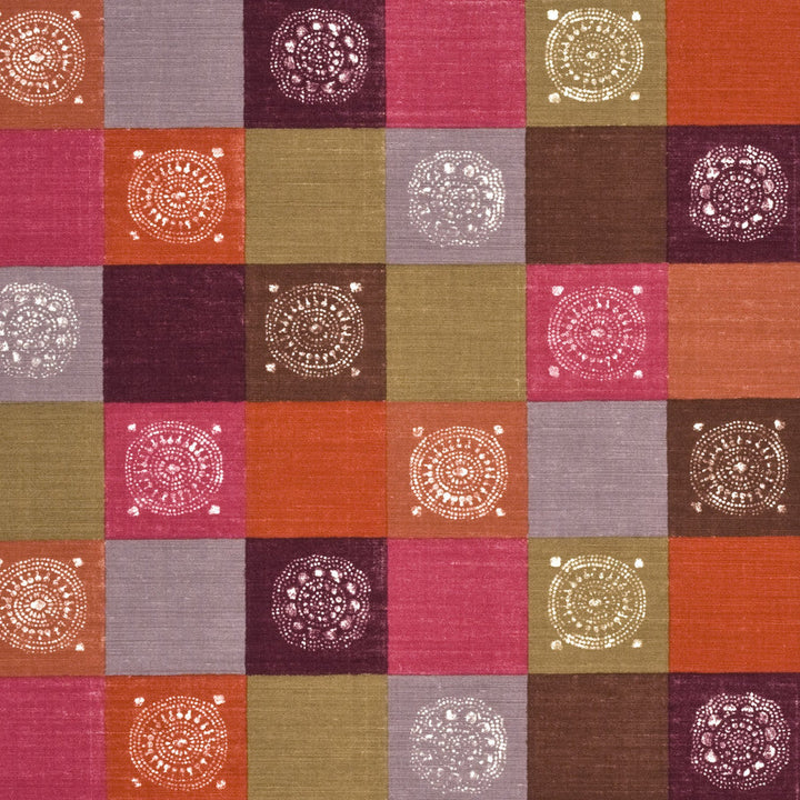 Atticus Sienna/Fuchsia by Baker Lifestyle Fabric