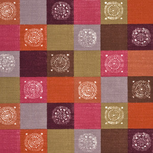 Atticus Sienna/Fuchsia by Baker Lifestyle Fabric