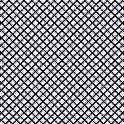 Trellis Navy/Gris by Gaston Y Daniela Fabric