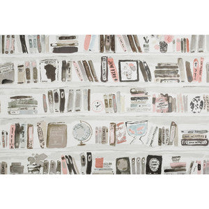 Bella Books Blush by Kravet Design Wallcovering