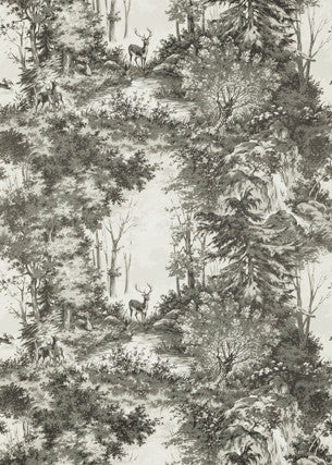 Torridon Woodsmoke By Mulberry Wallpaper