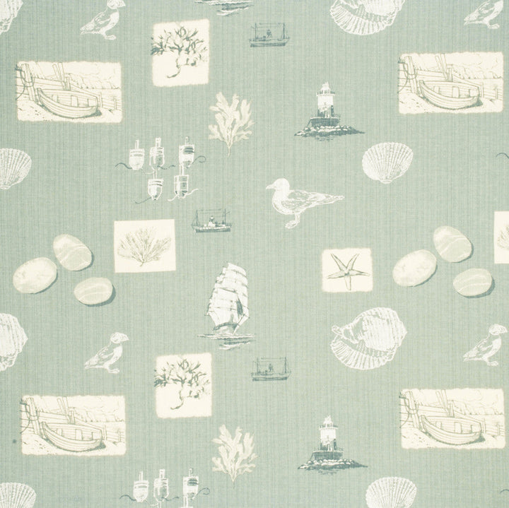 Sennen Pale Aqua by Parkertex Fabric