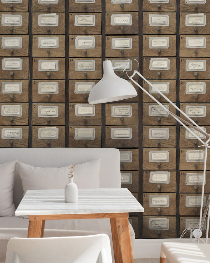 APOTHECARY Neutral Wallpaper (WP20264) by Mind The Gap | WP20264 | PREMIUM DESIGNER WALLPAPER COLLECTION | 3 rolls x 20.5 x 118.1 in | 0.52m / 20.5in | 3m / 118in | 4.65mp | 80cm / 31.4in | Brown, Taupe | Non-woven | Paste the wall | 3-rolls in a box | Fabric Carolina | https://www.fabriccarolina.com/