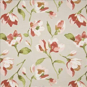 April In Paris Scarlet by Kasmir Fabric 1387 100% Cotton USA 14,000 Wyzenbeek Double Rubs H: 27 inches, V: 27 inches 54 - Fabric Carolina - Kasmir