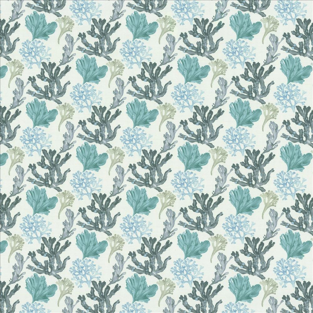 Aquata 110 Blue by Kasmir Fabric 1456 65% Polyester
35% Cotton
 SPAIN 40,000 Martindale Cycles </p><p>Repeat: Horizontal: 11 inches and Vertical: 9 6/8 inches 110 - Fabric Carolina -