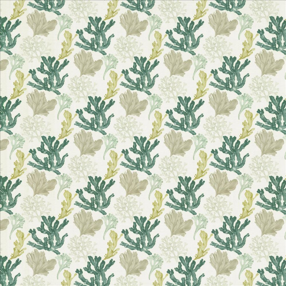 Aquata 110 Turquoise by Kasmir Fabric 1455 65% Polyester
35% Cotton
 SPAIN 40,000 Martindale Cycles </p><p>Repeat: Horizontal: 11 inches and Vertical: 9 6/8 inches 110 - Fabric Carolina -