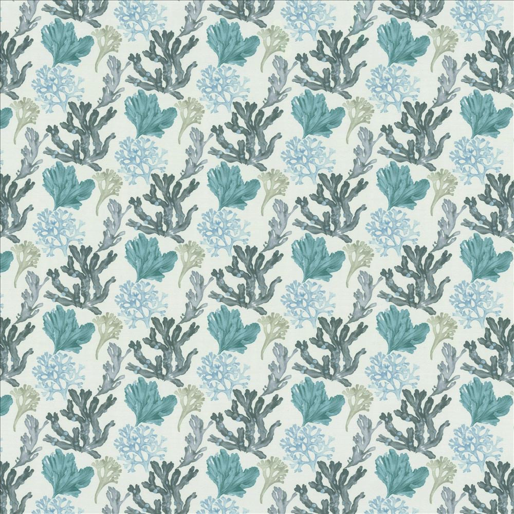 Aquata 55 Blue  by Kasmir Fabric See sample 65% Polyester
35% Cotton
 SPAIN 40,000 Martindale Cycles </p><p>Repeat: Horizontal: 11 inches and Vertical: 9 6/8 inches 55  - Fabric Carolina -