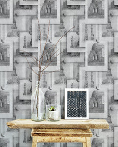ARABIAN MONUMENTS Neutral Premium Wallpaper (WP20074) by Mind The Gap