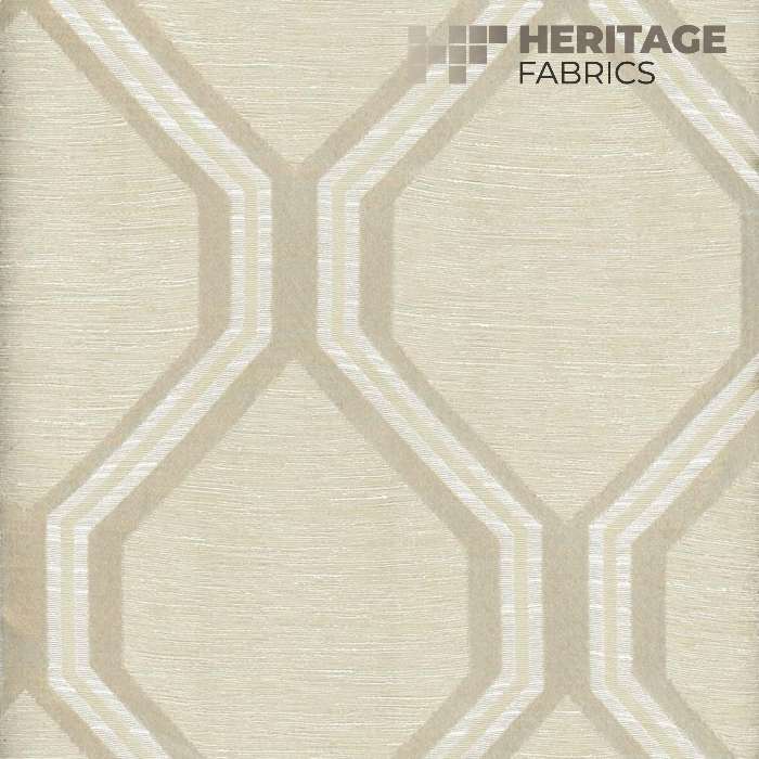Arbor Bisque by Heritage Fabric - 59% Polyester 41% Cotton USA or Imported Horizontal: 6" and Vertical: 7.5" 54" - Fabric Carolina -