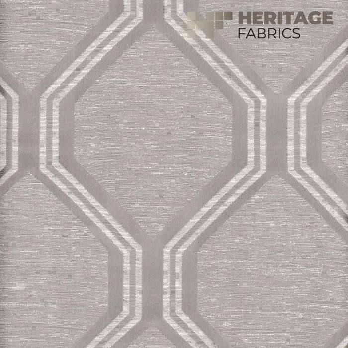 Arbor Silver by Heritage Fabric - 59% Polyester 41% Cotton USA or Imported Horizontal: 6" and Vertical: 7.5" 54" - Fabric Carolina -