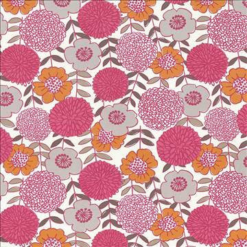 Arcodoro Papaya by Kasmir Fabric 5063 100% Cotton CHINA 15,000 Wyzenbeek Double Rubs H: 27 inches, V: 25 2/8 inches 54 - Fabric Carolina - Kasmir