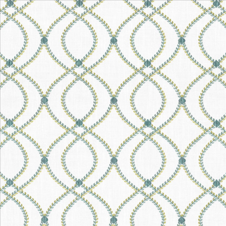 Aria Mermaid by Kasmir Fabric 1450 72% Cotton
28% Polyester
 INDIA 30,000 Wyzenbeek Double Rubs </p><p>Repeat: Horizontal: 6 6/8 inches and Vertical: 6 2/8 inches 54 - Fabric Carolina -