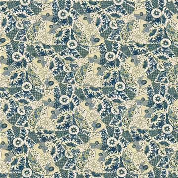 Arita Bluebell by Kasmir Fabric 5107 100% Cotton PERU 42,000 Wyzenbeek Double Rubs H: 27 inches, V: 22 inches 54 - Fabric Carolina - Kasmir