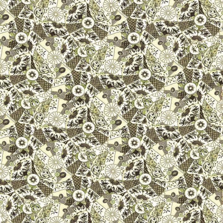 Arita Licorice by Kasmir Fabric 5105 100% Cotton PERU H: 27 inches, V:22 inches 54 - Fabric Carolina - Kasmir