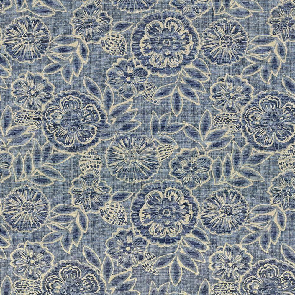 Artisanal Bluebell by Kasmir Fabric 8005 52% Cotton 48% Rayon USA 27,000 Wyzenbeek Double Rubs H: 27 3/8 inches, V:24 6/8 inches 54 - Fabric Carolina - Kasmir