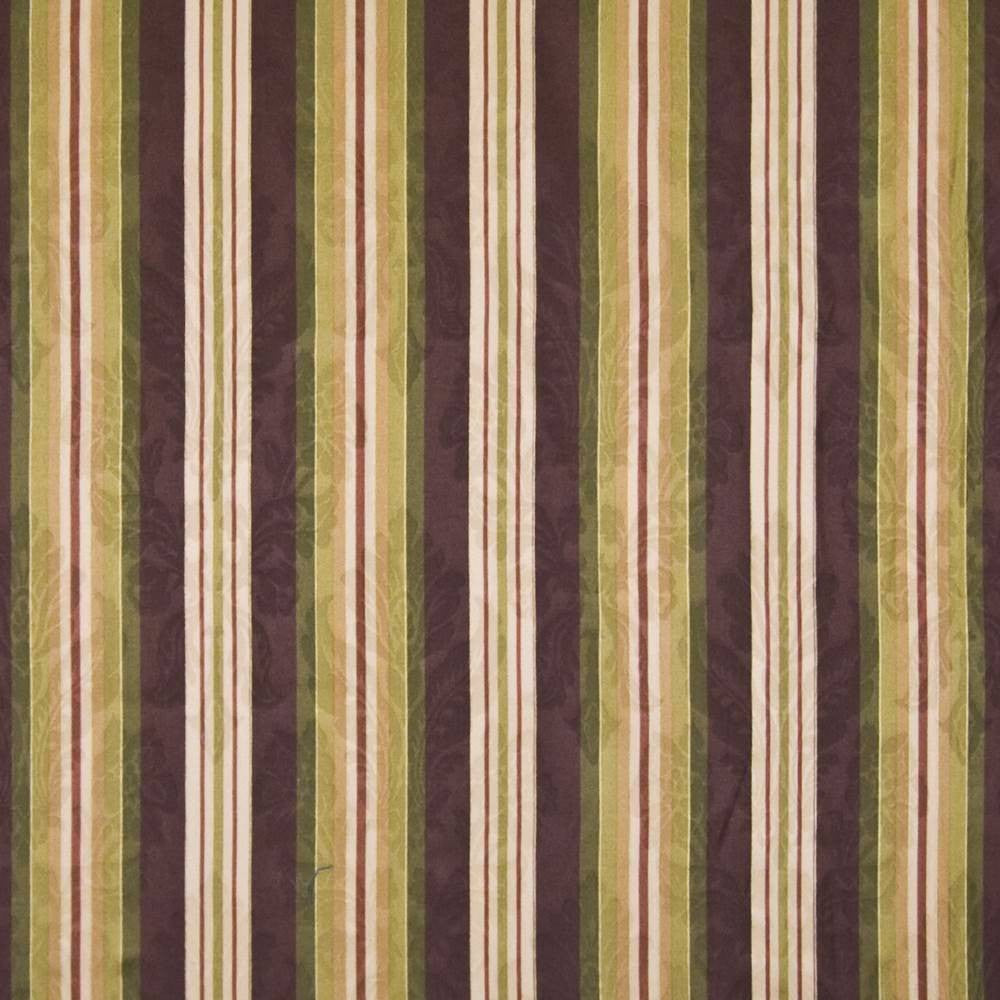 Asbury Stripe Coffee by Kasmir Fabric 1390 100% Cotton SOUTH KOREA 15,000 Wyzenbeek Double Rubs H: 6 6/8 inches, V:N/A 54 - 55 - Fabric Carolina - Kasmir
