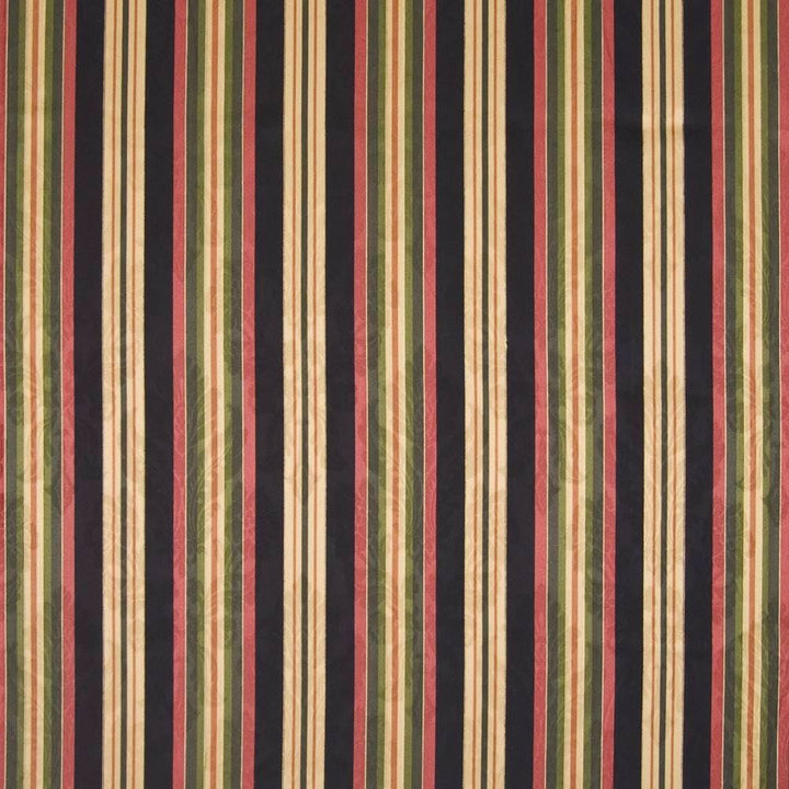 Asbury Stripe Midnight by Kasmir Fabric 1390 100% Cotton SOUTH KOREA 15,000 Wyzenbeek Double Rubs Horizontal: 6 6/8 inches and Vertical: 0 Inches 54 - 55 - Fabric Carolina -