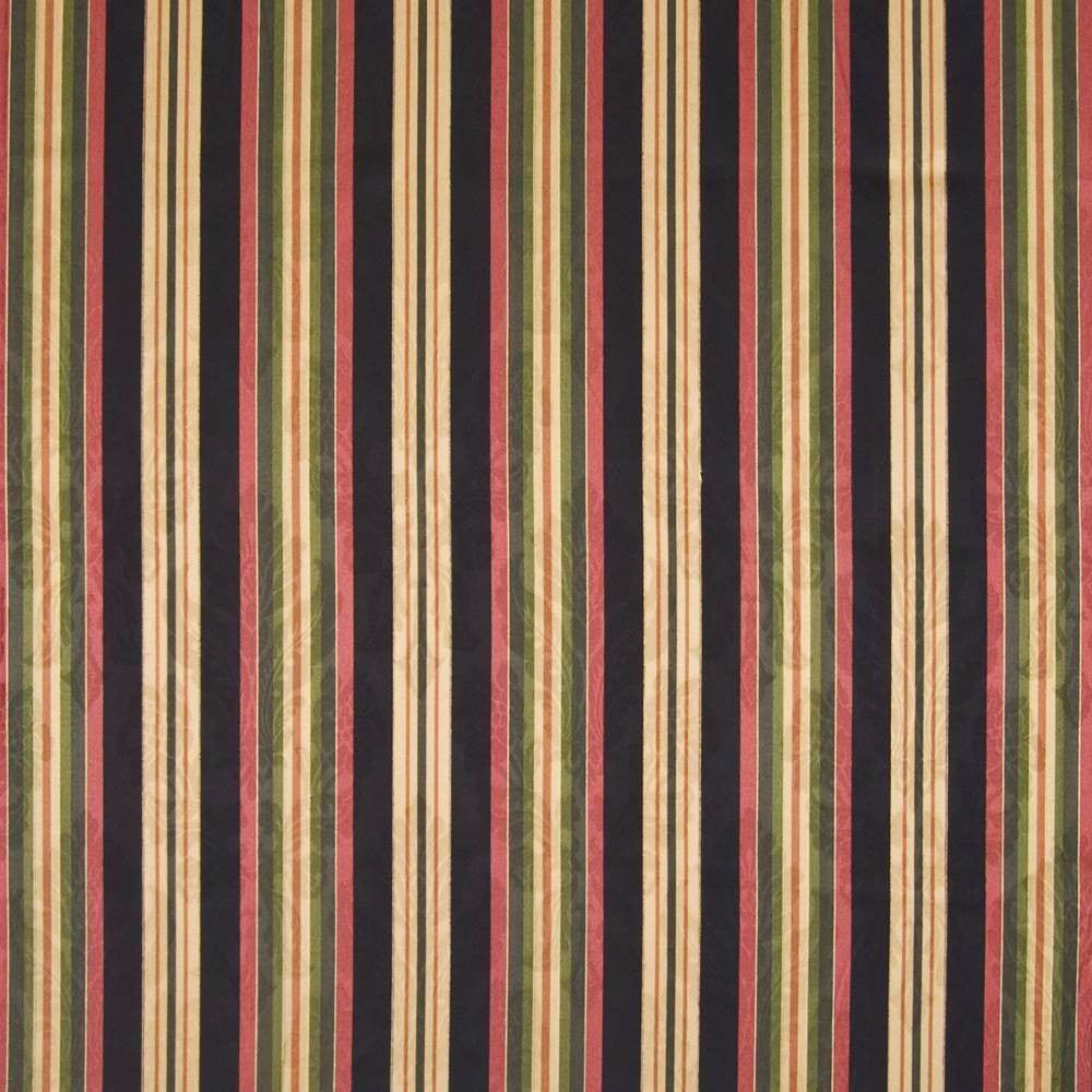 Asbury Stripe Midnight by Kasmir Fabric 1390 100% Cotton SOUTH KOREA 15,000 Wyzenbeek Double Rubs H: 6 6/8 inches, V:N/A 54 - 55 - Fabric Carolina - Kasmir