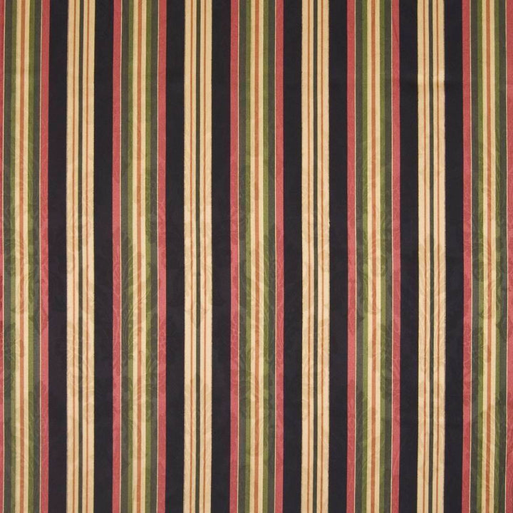 Asbury Stripe Midnight by Kasmir Fabric 1390 100% Cotton SOUTH KOREA 15,000 Wyzenbeek Double Rubs H: 6 6/8 inches, V:N/A 54 - 55 - Fabric Carolina - Kasmir