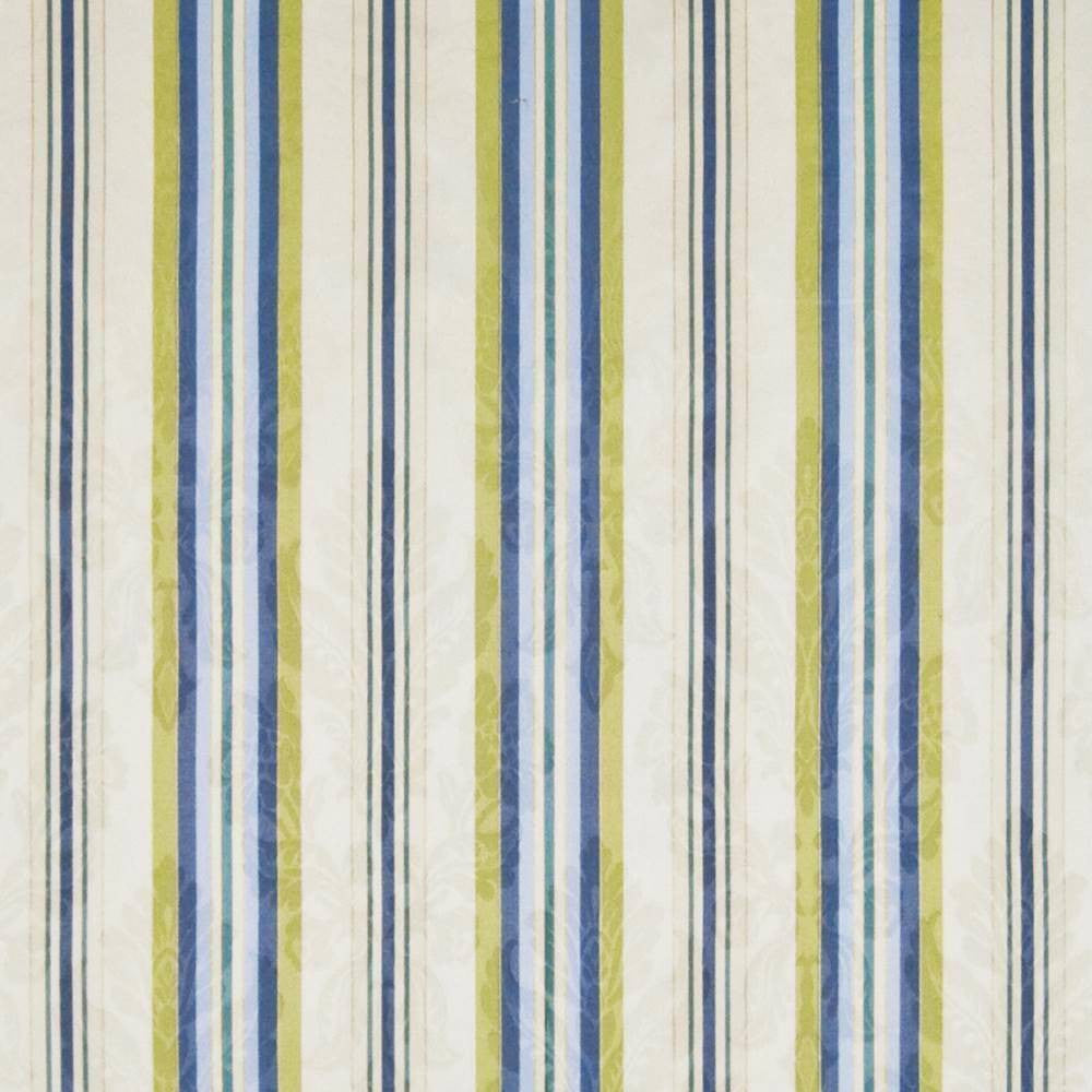 Asbury Stripe Spring by Kasmir Fabric 1389 100% Cotton SOUTH KOREA 15,000 Wyzenbeek Double Rubs H: 6 6/8 inches, V:N/A 54 - 55 - Fabric Carolina - Kasmir